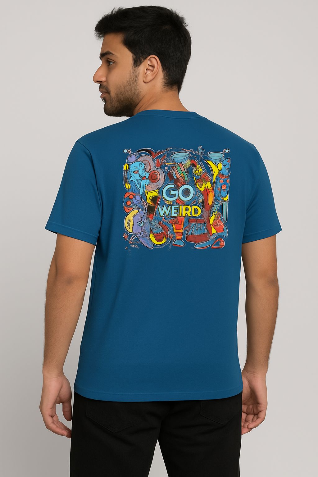 GO WEIRD Graffiti-Style T-Shirt