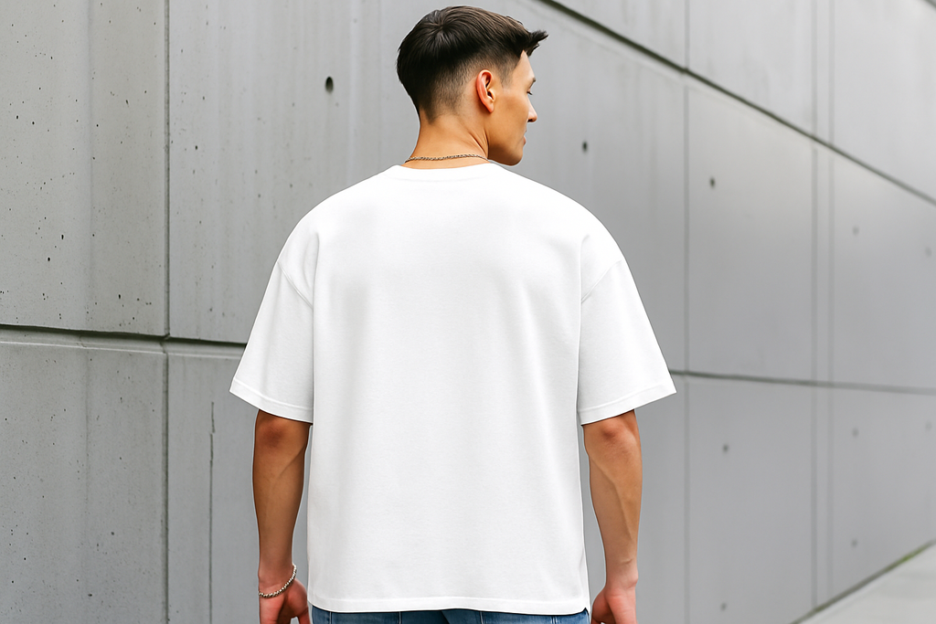 Same Person Plain Back White T-Shirt